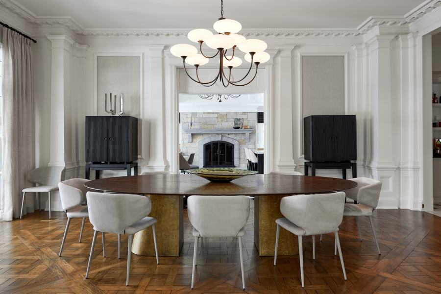 Dining area Lighting by Lutron