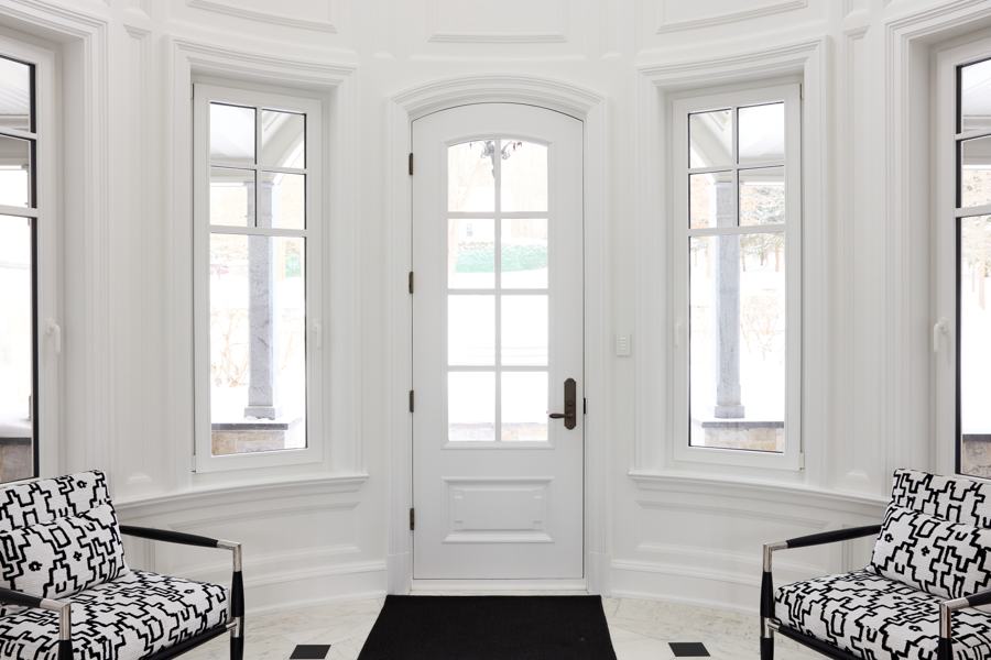 Main entrance with Palladiom Keypad