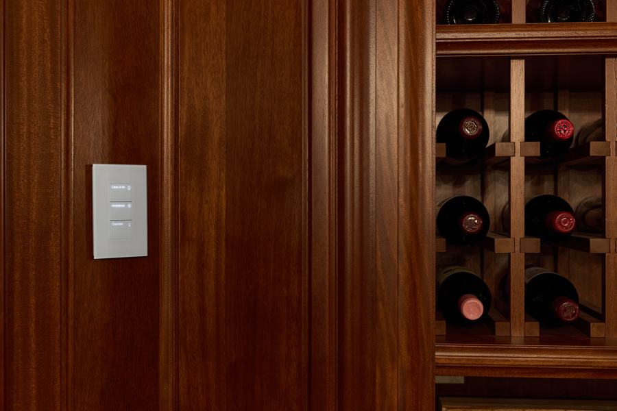 Glass Palladiom Keypad by Lutron