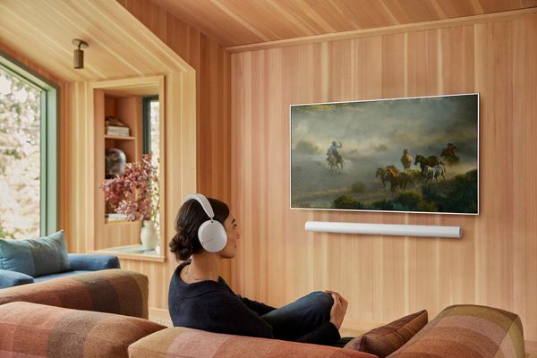 Living room and theater