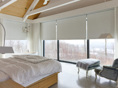 Lutron Wired Shades 50% with a view