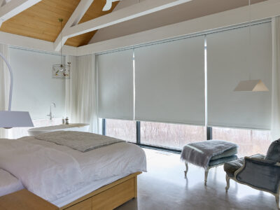 Lutron Wired Shades 75% with a view