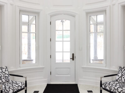 Main entrance with Palladiom Keypad