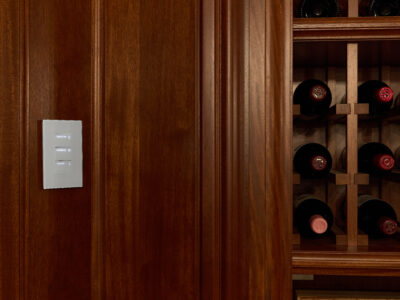 Glass Palladiom Keypad by Lutron